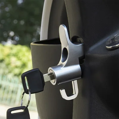 Universal Motorcycle Helmet Lock Metal Motorcycle Bike Handlebar Helmet Anti-theft Safety Lock Accessories