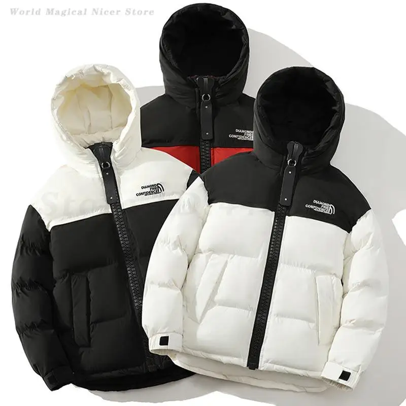 

Новые модные мужские куртки с капюшоном, зимнее новое пальто, мужские уличные ветрозащитные толстые теплые парки, свободная повседневная верхняя одежда, мужская одежда