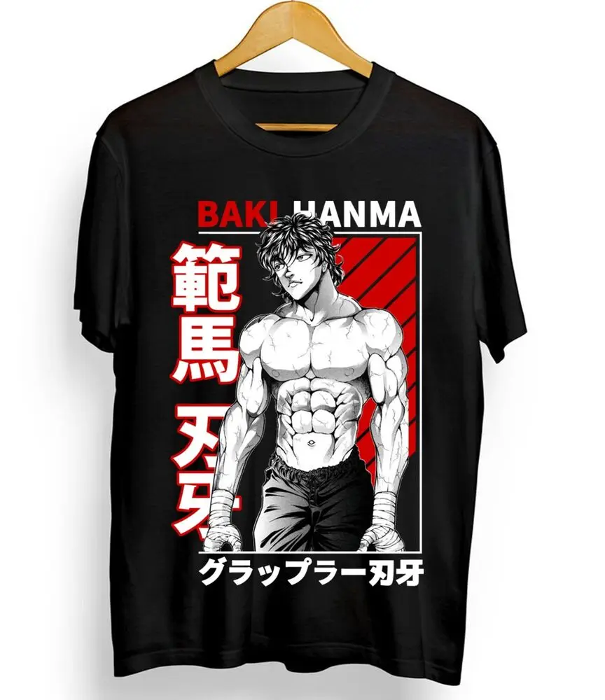 Baki the Grappler Hanma Yujiro T-shirt New,Top,Best view Unisex Black Gift Shirt