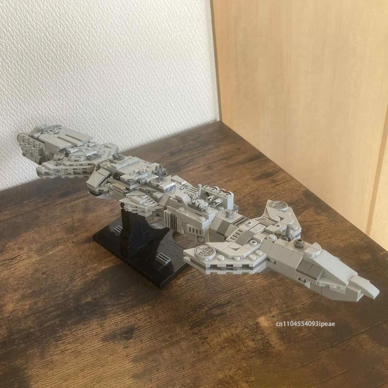 

MOC Spaceball Science Fiction Spacecraft Building Blocks Technology DIY Spaceship Assembly Aircraft Bricks Kids Toy Xmas Gift