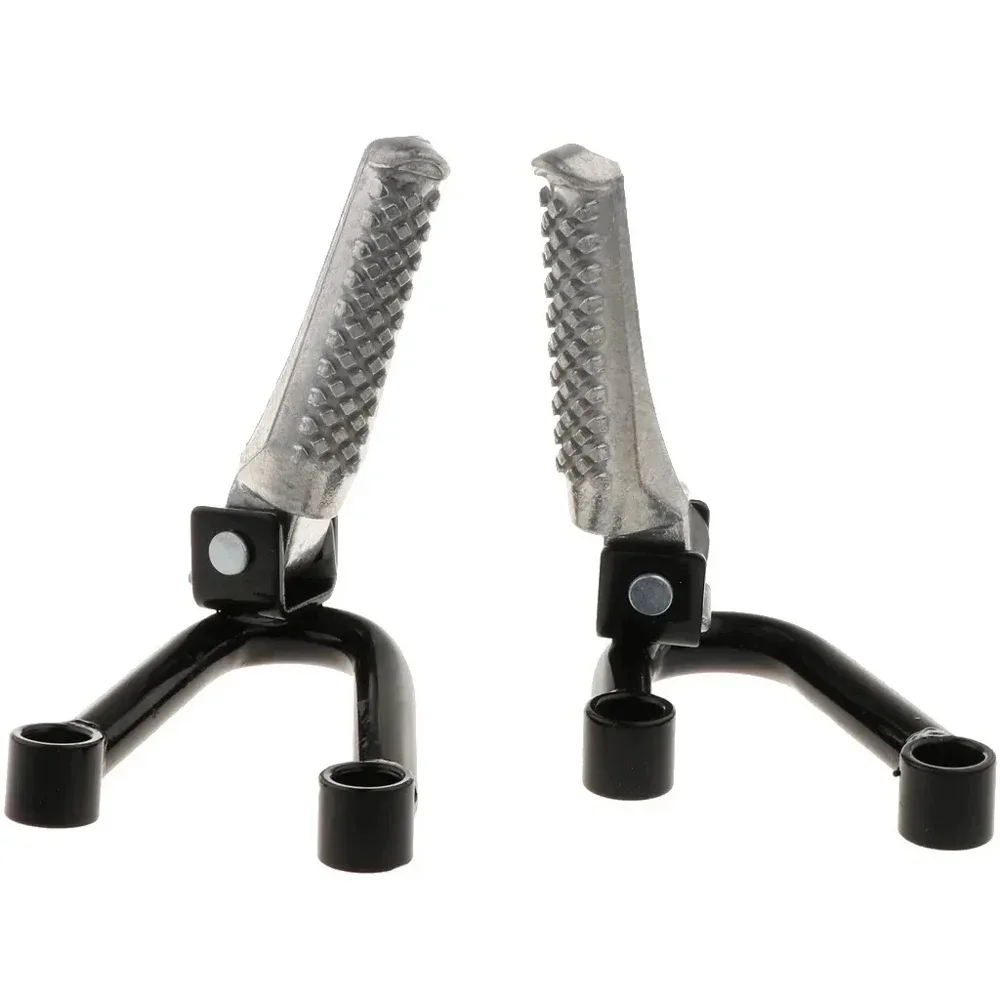 2pcs Universal Motorcycle Rear Foot Pegs Foot Pedals