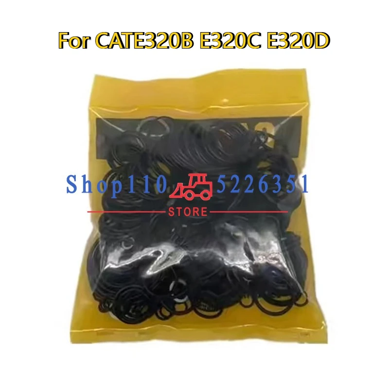 

Excavator Control Valve Oil Seal O-ring for CATE320B E320C E320D Control Valve Seal Kit Repair Kit
