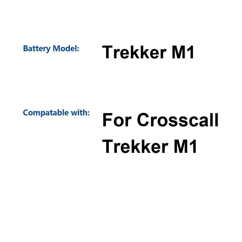 

Для Crosscall Trekker M1, высокоэффективный аккумулятор для мобильного телефона емкостью 3000 мАч, надежная замена