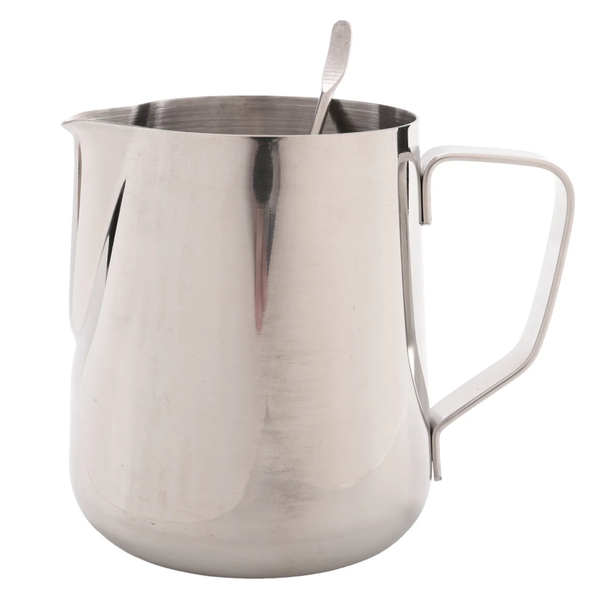 Stainless Steel Milk Frothing Pitcher for Macchiato Cappuccino Latte Art,Including Latte Art Pen,Milk Frother,350ML