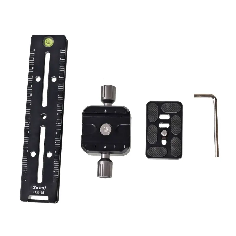 Nodal Slide Rail Quick Release Plate Clamp Adapter Arca swiss dc-38 board jib slider rod rail base plate