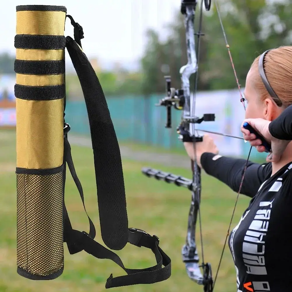

Oxford Cloth Arrow Storage Pouch Large Capacity Shooting Storage Arrow Bags Adjustable Strap Arrow Backpack for Outdoor Hunting