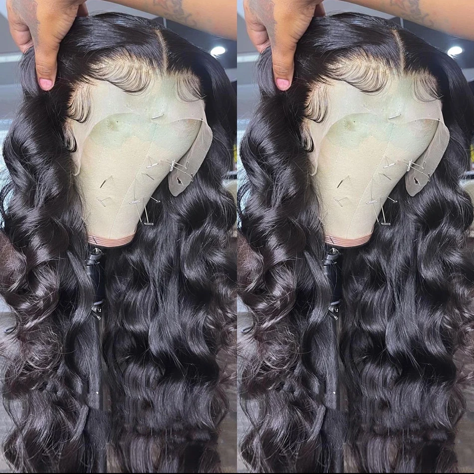 13x6 HD Transparent Lace Front Human Hair Wigs For Women 13x4 Brazilian Body Wave Lace Frontal Wig With Baby Hair