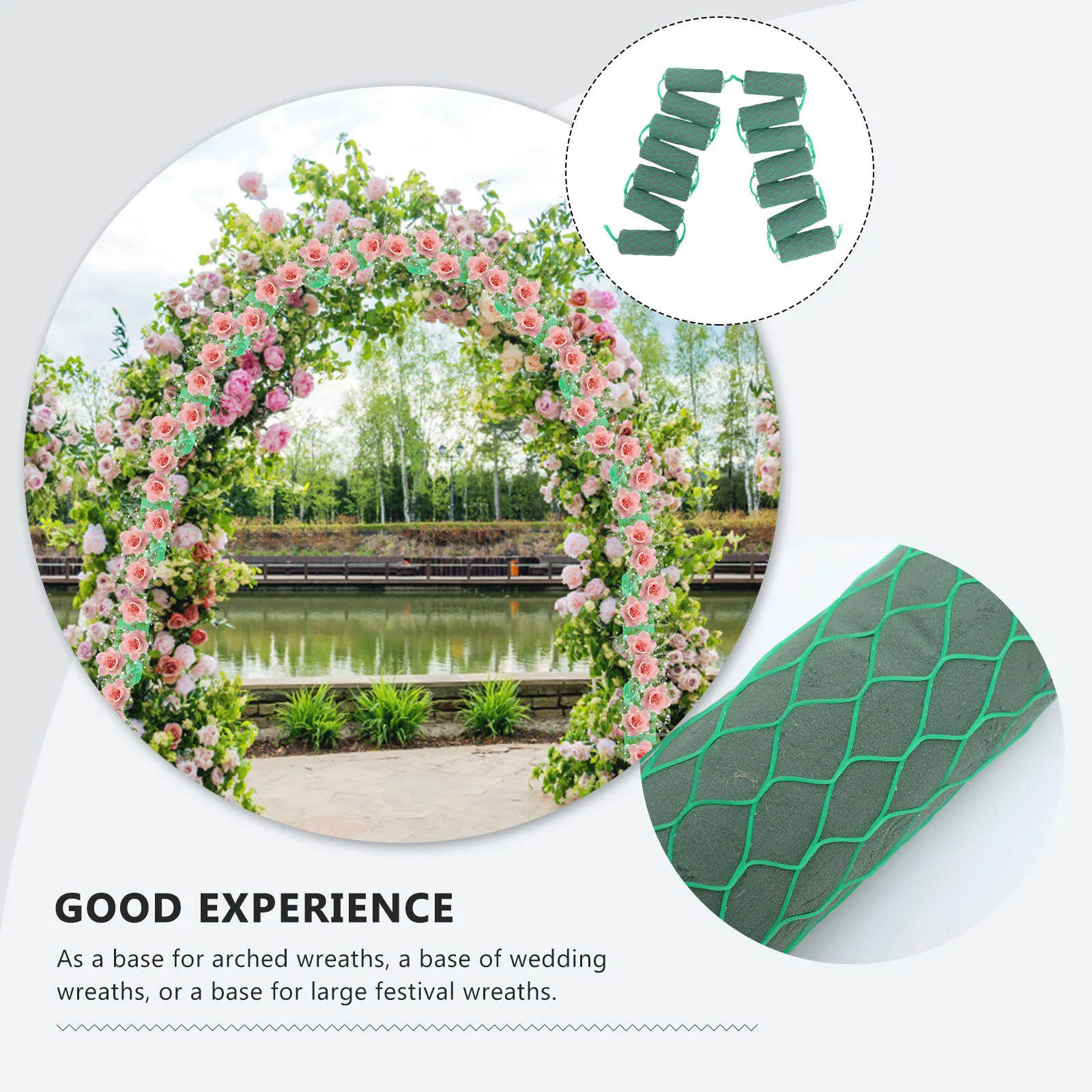 

Shaped Floral Foam Blocks Sausage Flower Mud Base DIY Arrangement Tools Wedding Party Flower Shop Supplies