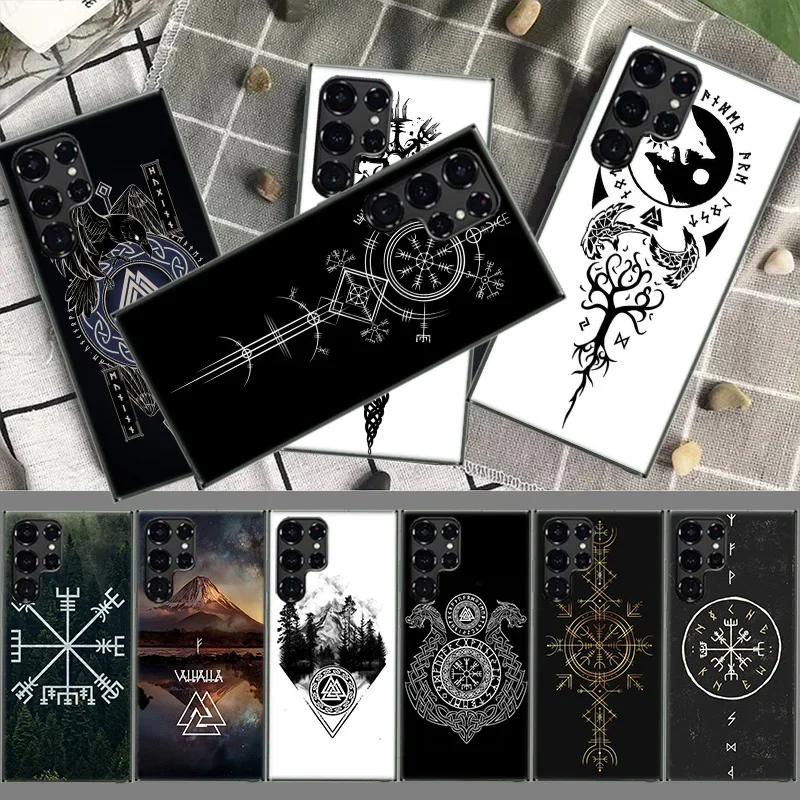 Nordic Norse Cases Etui na telefon Samsung Galaxy S26 Ultra S25 Edge S24 S23 FE S21 Plus S20 S22 Cover TPU Capa Shell Shockproof