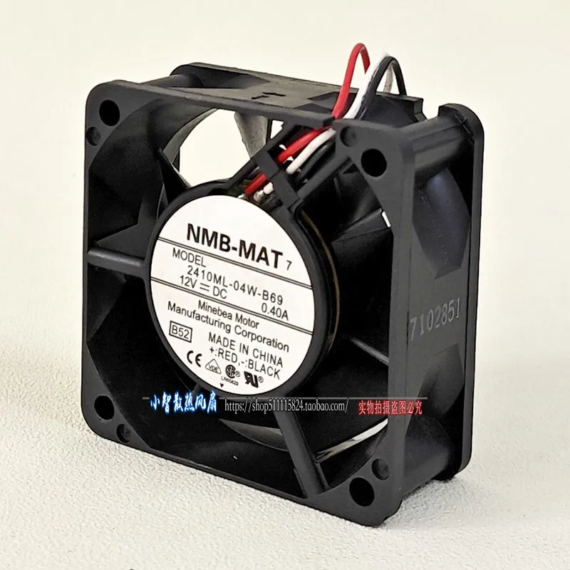ORIGINAL 2410ML-04W-B69 12V 0.40A 6025 60*60*25mm NEW COOLING FAN RADIATOR