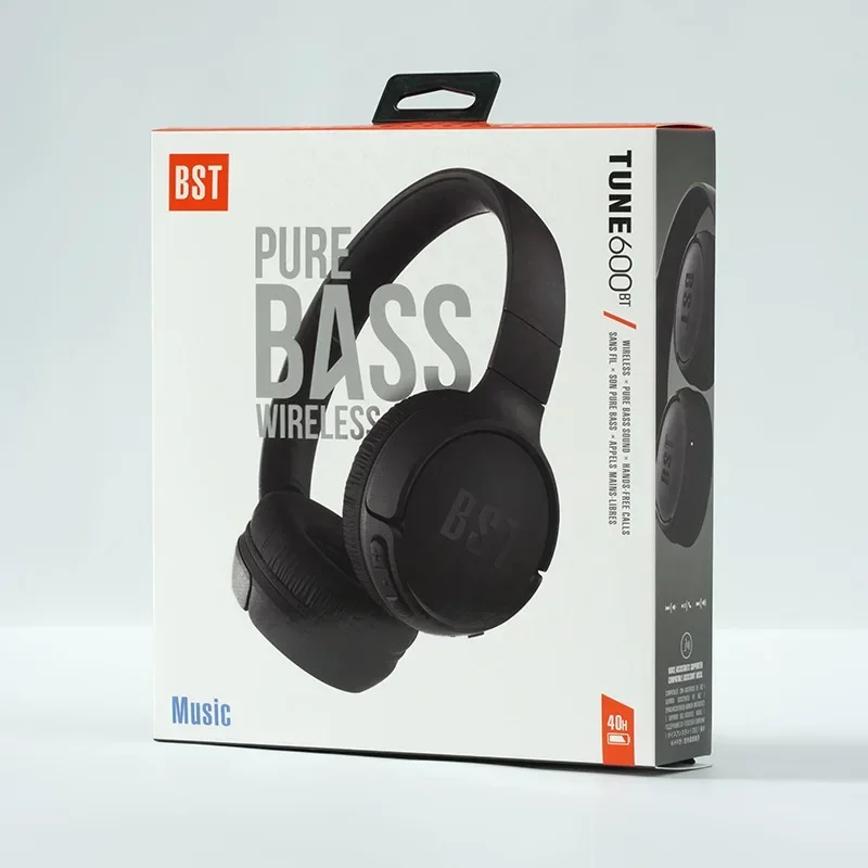 Nouveau JBL II 600NC TUNE vritable sans fil Bluetooth couteurs chapeaux rduction du bruit sans fil appel jeu couteurs