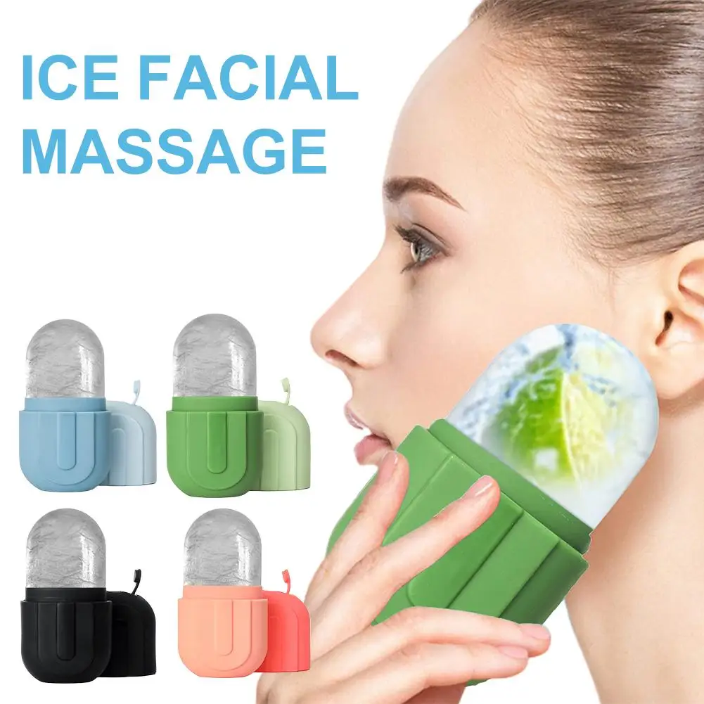 Siliconen Ijsblokjesbakken Schoonheid Lifting Ijsbal Gezicht Acne Huidcontouren Roller Oogzorg Gezichtsvermindering Behandeling Tool Massa E9E5
