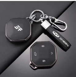 Fashion TPU Car Remote Key Case Cover Protector Holder Shell Keychain For Chery Jetour Traveller 2023 2024 Jetour T2 Accessories