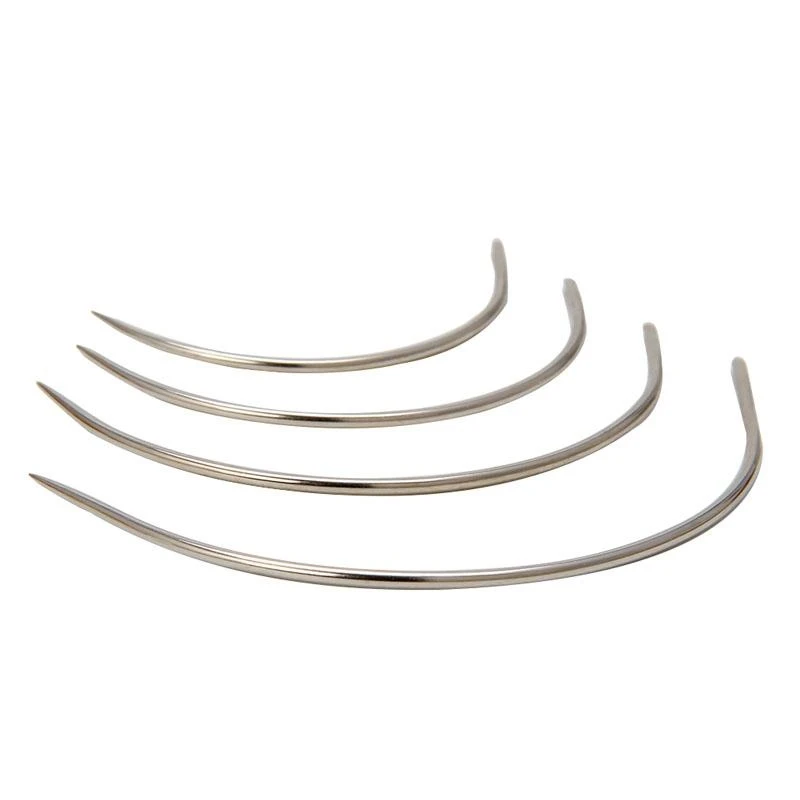 Curved Needles 4 Pcs Making Blocking Knitting Accessory Supplies