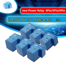 20PCS new Power Relay SLA SLA-05V 09 12V 24V 48VDC-SL-A -C 4Pin /5Pin /6Pin 30A T90 SLA-05VDC-SL-A SLA-12VDC-SL-A SLA-24VDC-SL-C