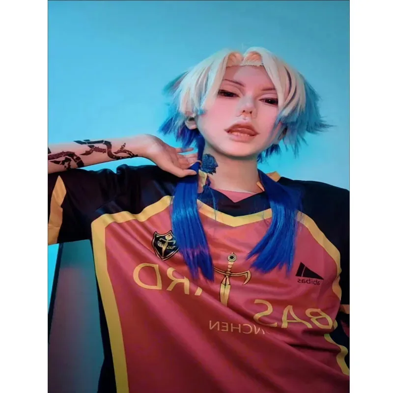 XT8New الأزرق قفل تأثيري مايكل كايسر أليكسس نيس رانزي كورونا بارو شوي زي شعر مستعار الفريق الألماني جيرسي كرة القدم UnifoXT6 @!