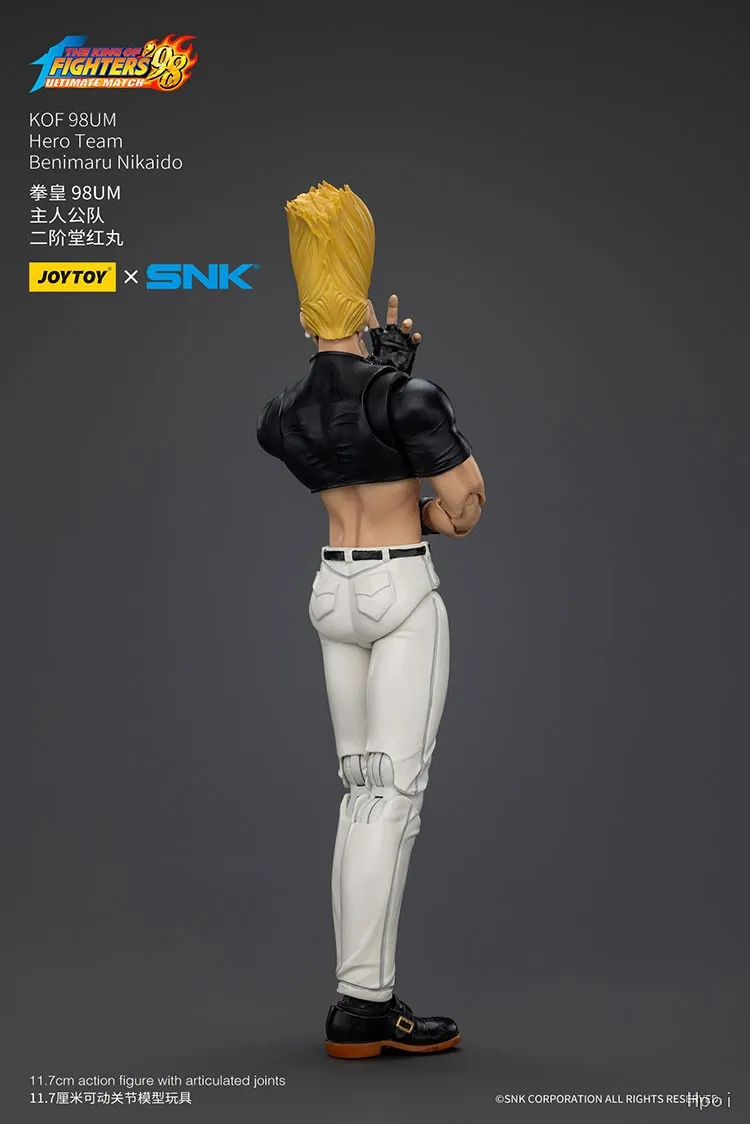 

In Stock JOYTOY SNK KOF 98UM Hero Team Benimaru Nikaido 1/18 Action Figure Model Collection