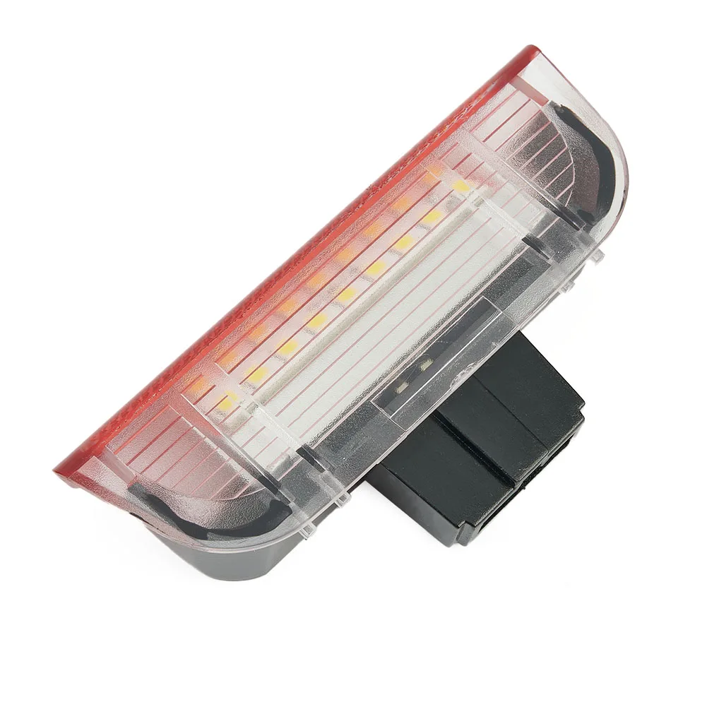 

Part Door Courtesy Light 2pc For Seat Alhambra 10-20 LED Panel Red+White 1K0947411A 9-16V DC Accessories Useful