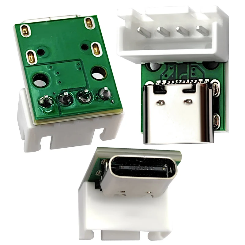 1/5Pcs USB 3.1 Type C Connector 16 Pin Test PCB Board Adapter 16P Connector Socket For Data Line Wire Cable Transfer