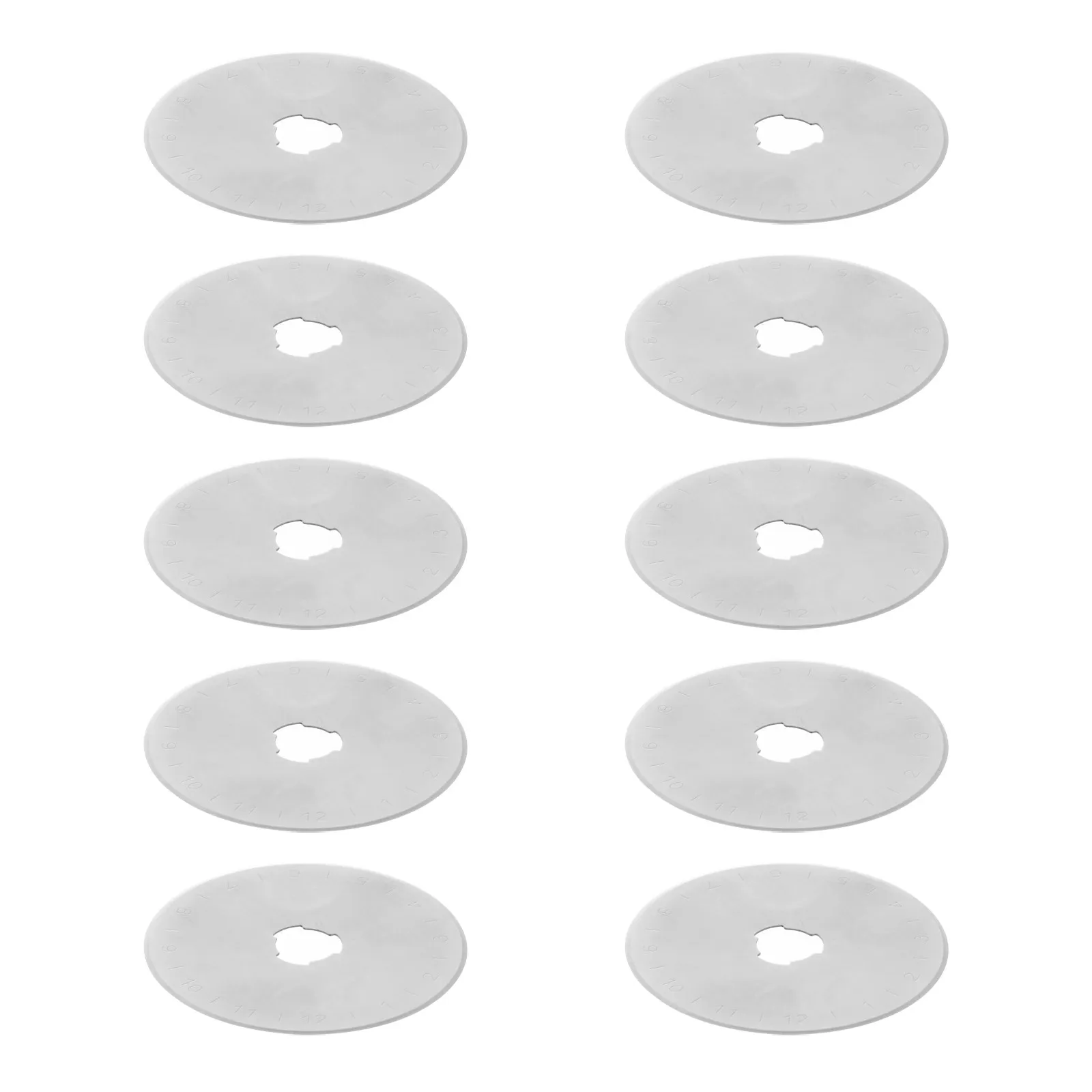 

10Pcs 45Mm Circular Blades for Rotary Cutter 0.3mm Super Thin Cutting Wheels Replacement Blades Set for Fabric Paper