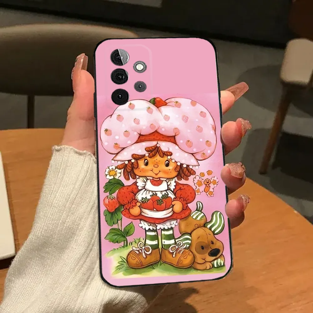 Cartoon  S-Strawberry S-Shortcakes-S  Phone Case For Samsung Galaxy A13,A21s,A22,A31,A32,A52,A53,A71,A80,A91 Soft Black Shell