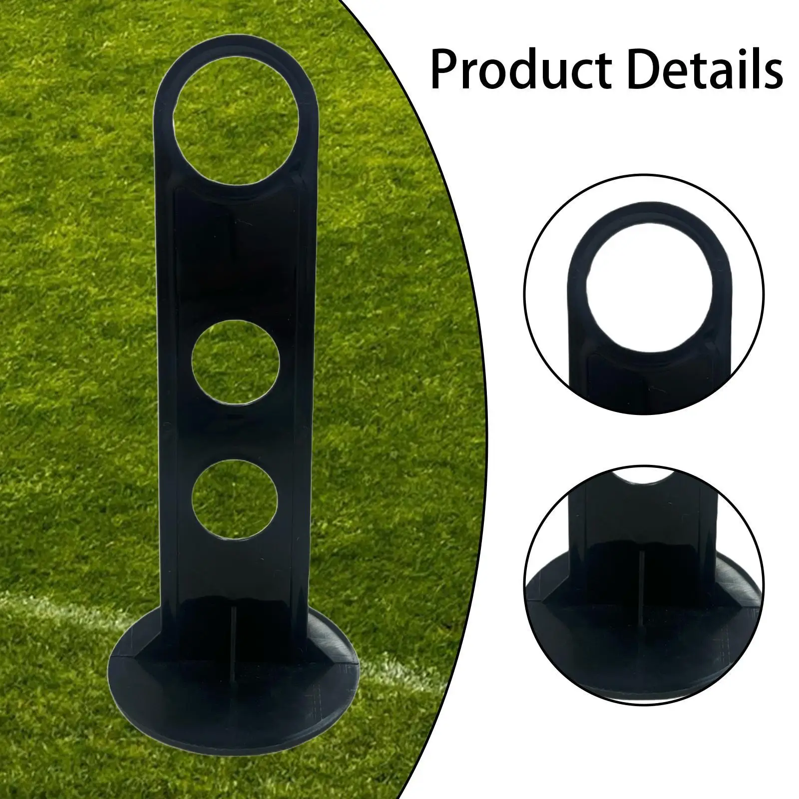 サッカーコーンホルダー、フットボールコーンブラケット、スポーツ用品フィールドマーカーキャリア、野球用トレーニングマーカーラック