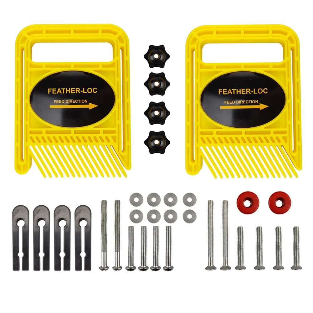 多目的設計-拡張フェザーロックボード-耐久性のある構造-多様な仕様のマイターゲージスロット-固定ポイント固定プレート