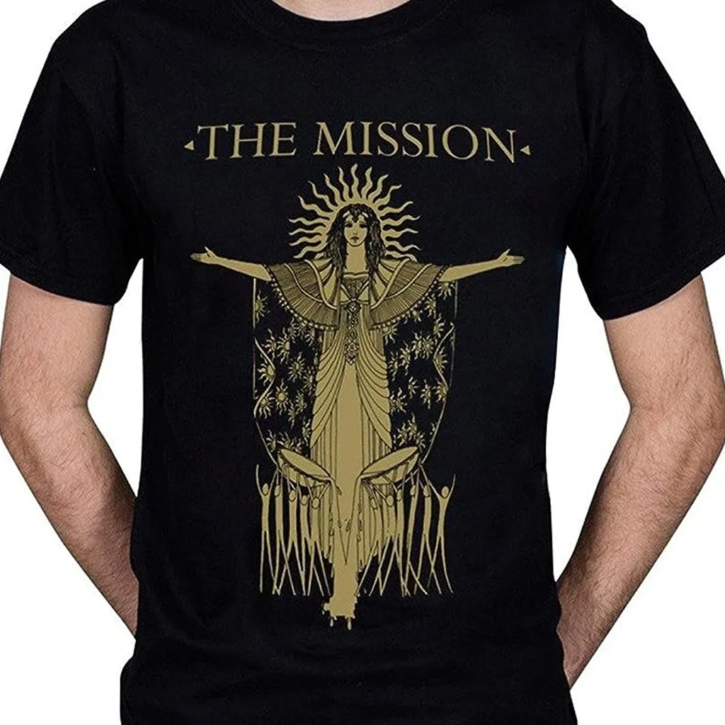 

The Mission rock band T-shirt black short sleeve All sizes S to 5Xl 1F1237