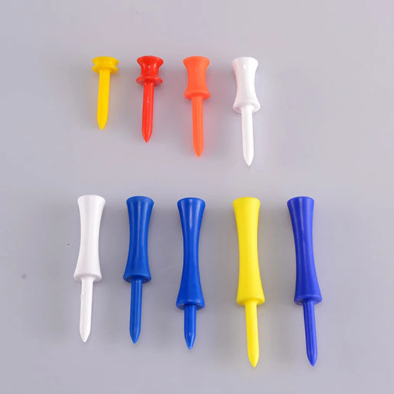 50pcs  PGM Golf TEE Plastic Wheel Ball Needle Random Color Golf Accessories  Golf Tee Holder QT012