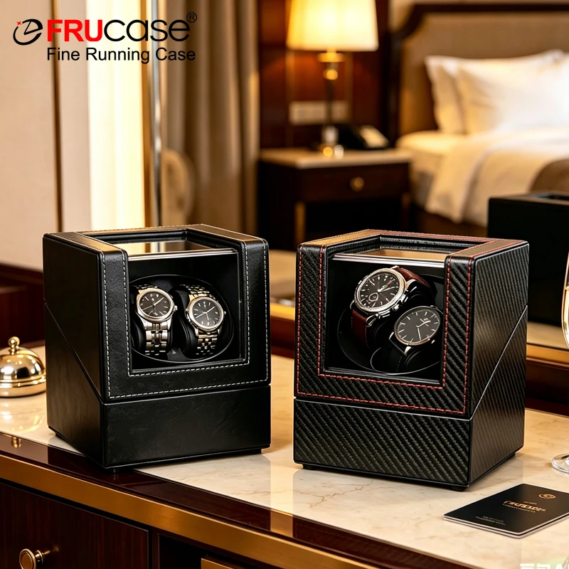 

FRUCASE PU Watch Winder для автоматических часов Коробка для часов с зарядкой через USB