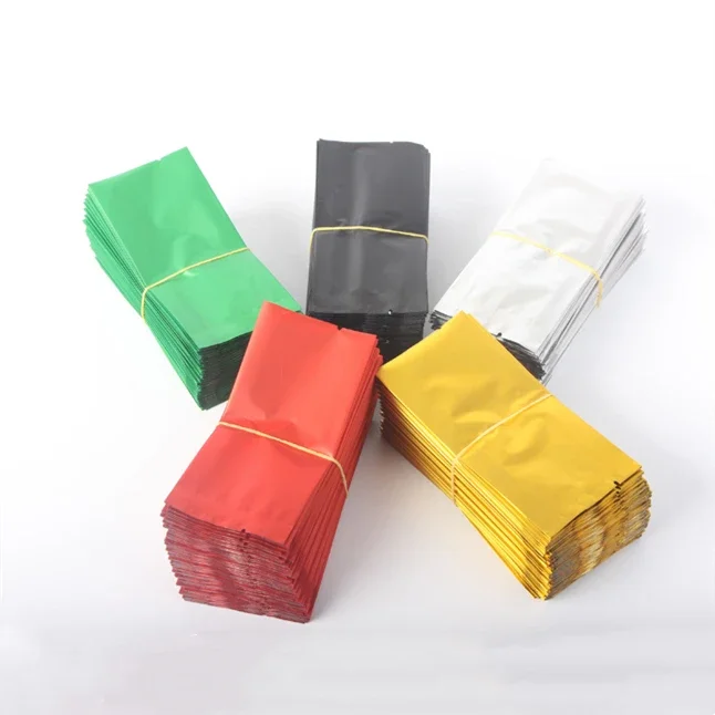 Tea Coffee Biscuit Damp-proof Heat Sealing Bags Thick Vacuum Aluminum Foil Hotseal Bag Small Inner Pocket Split Sample Package