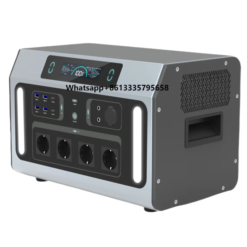 

SUNOHOO Portable Power Station 2400W 2048Wh LiFePO4 Solar Generator Fast Charging for Outdoor Camping RV Travel