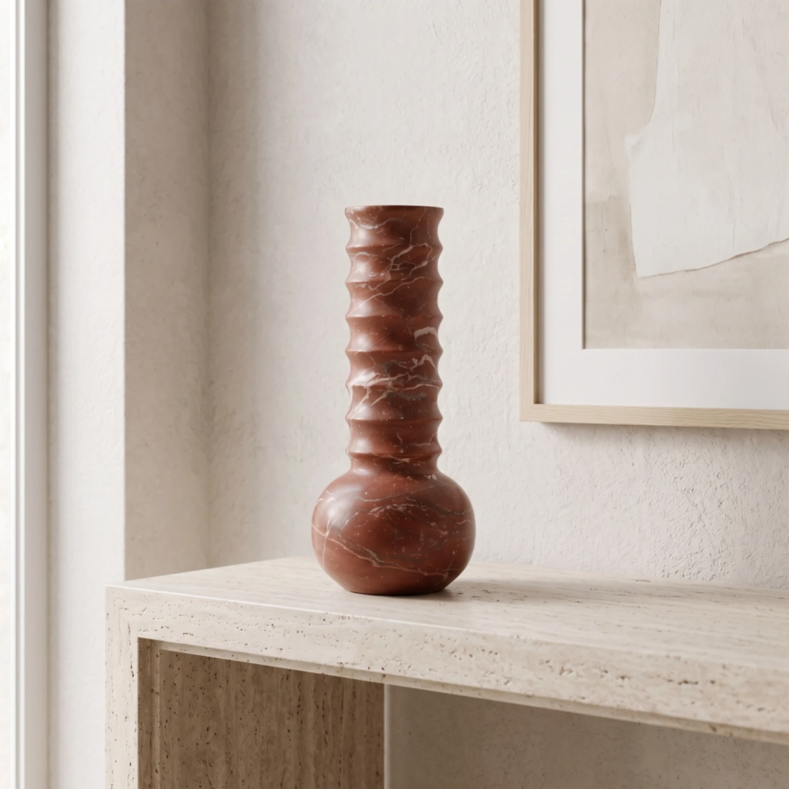 Decorative Vase Marble-Like St - Interior Design Style review and price