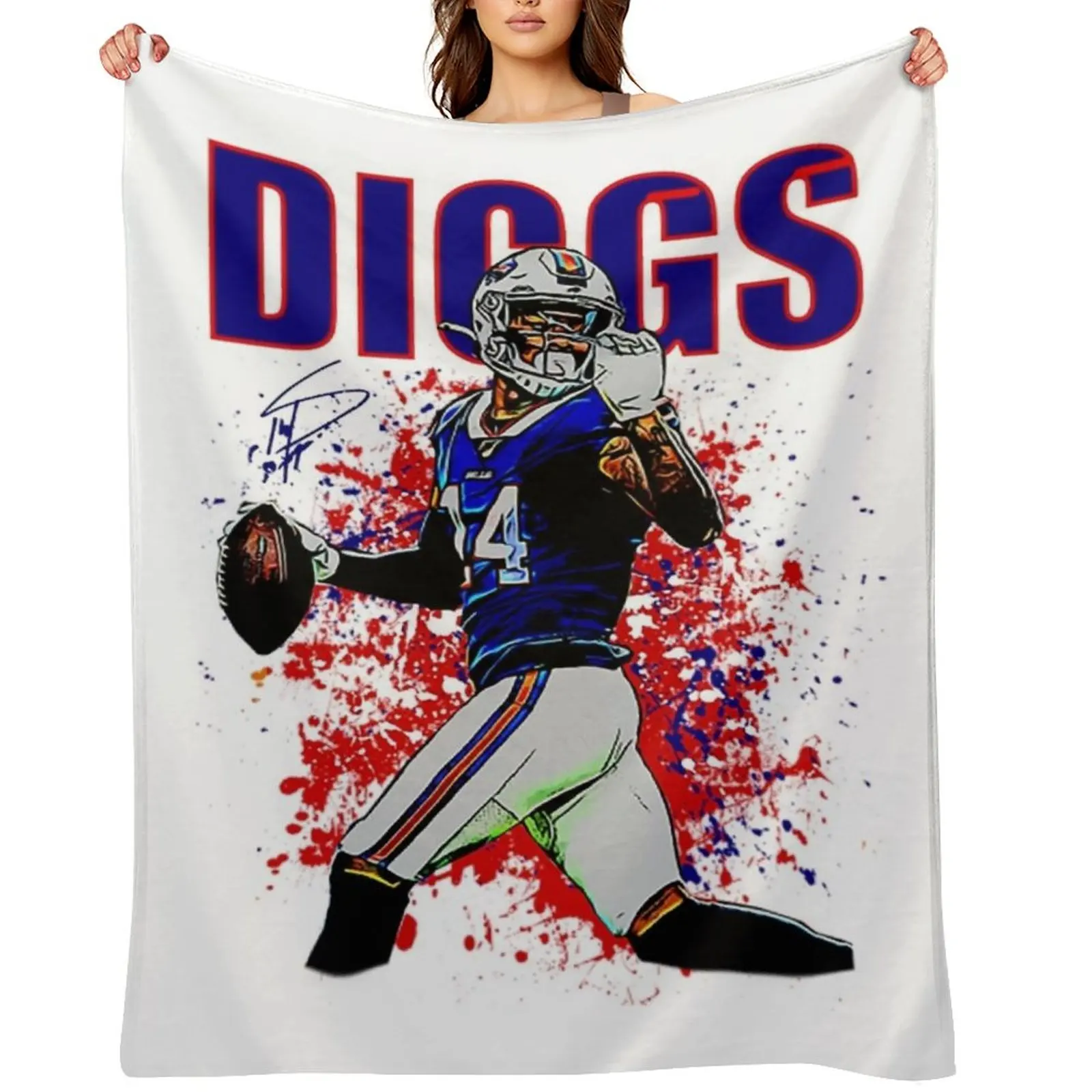 

Stefon Diggs T-ShirtDiggs Throw Blanket Blankets For Baby Soft Bed linens christmas decoration Blankets