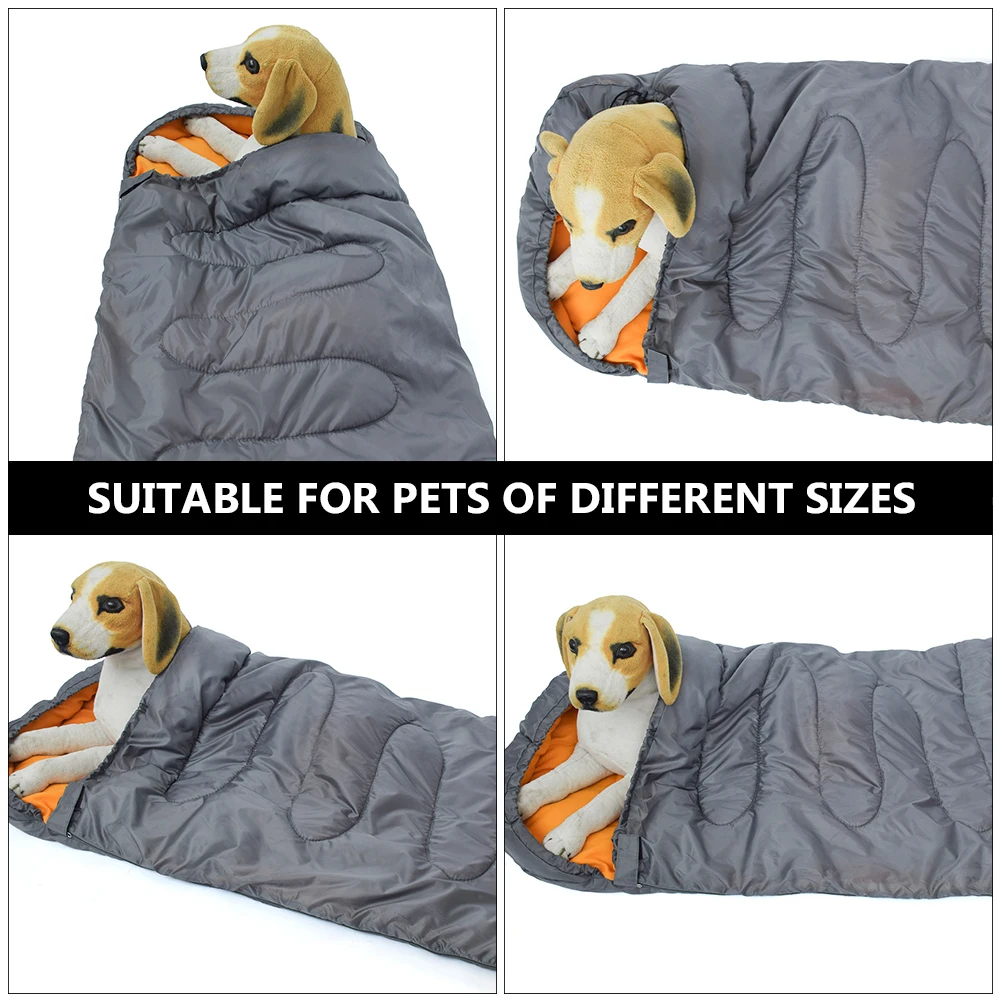 

Pet Warm Sleeping Bed for Travel Portable Blanket Cushion Pad Polar Fleece Polyester Waterproof Camping Hiking Pet Mats
