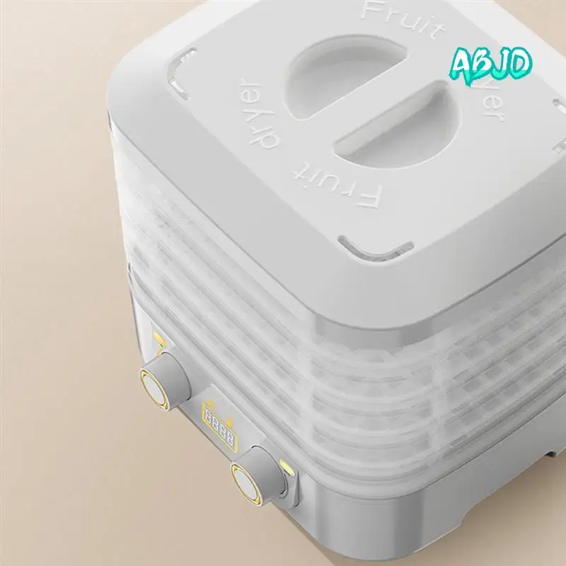 

ABJO-5 Layer Smart Electric Food Dryer 360° Hot Air Circulation Drying Dried Fruit Machine Food Drying Machine UK Plug