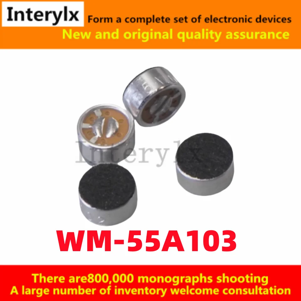 5-50Pcs/Lot Original WM-55A103 WM55A103 Advanced Conference Microphone Imported Capacitive Electret Midhead Single Point 9750