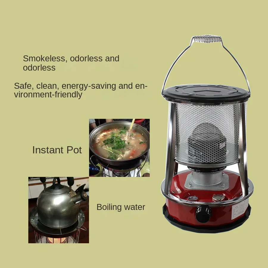 Kerosene stove heater, outdoor ice fishing, camping, cooking, diesel heating, portable kerosene grill