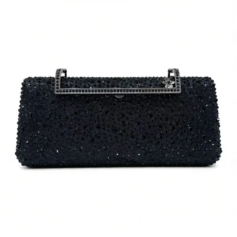 Women Royal Blue Rhinestone Evening Bag Luxury Ladies Formal Party Crystal Diamond Handbag Elegant Wedding Guest Clutch Purse view 5