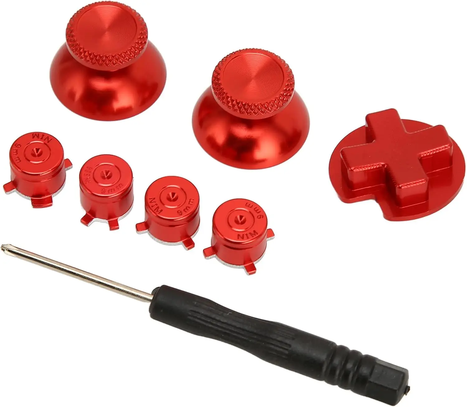 For Switch Pro Controller D Pad ABXY Aluminum Alloy Repair Buttons Replacement Buttons Easy to Install