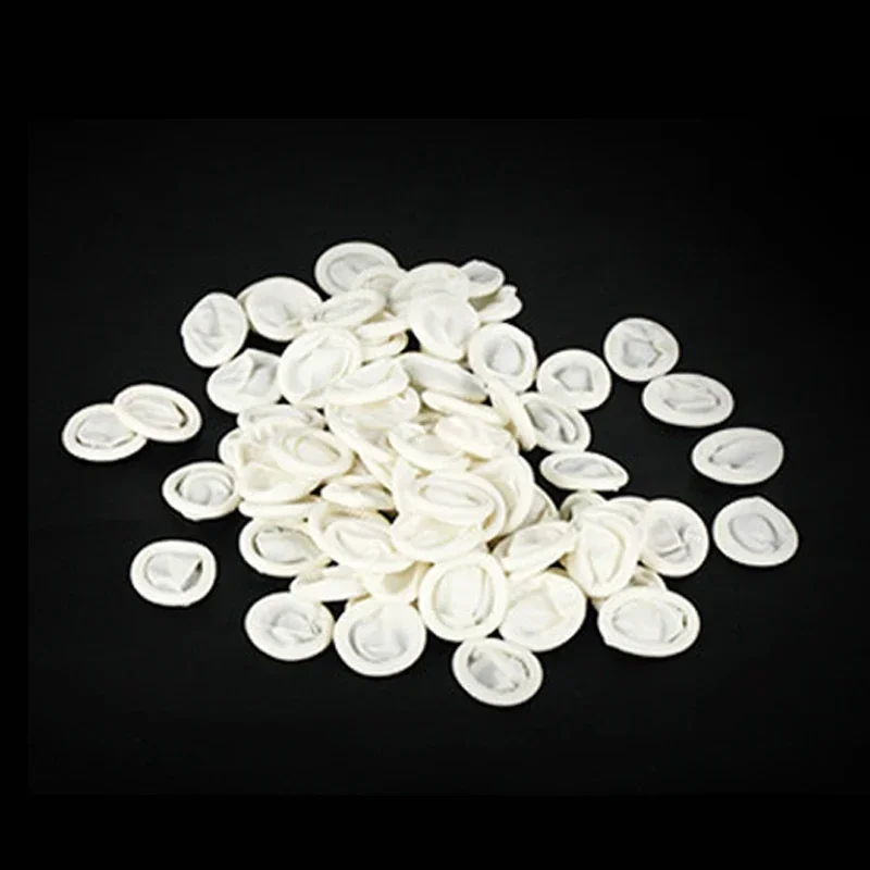 

Антистатические перчатки из белого натурального каучука с рукавами для пальцев, одноразовые латексные детские кроватки, защитные перчатки для кончиков пальцев, 1 сумка, 100 шт.