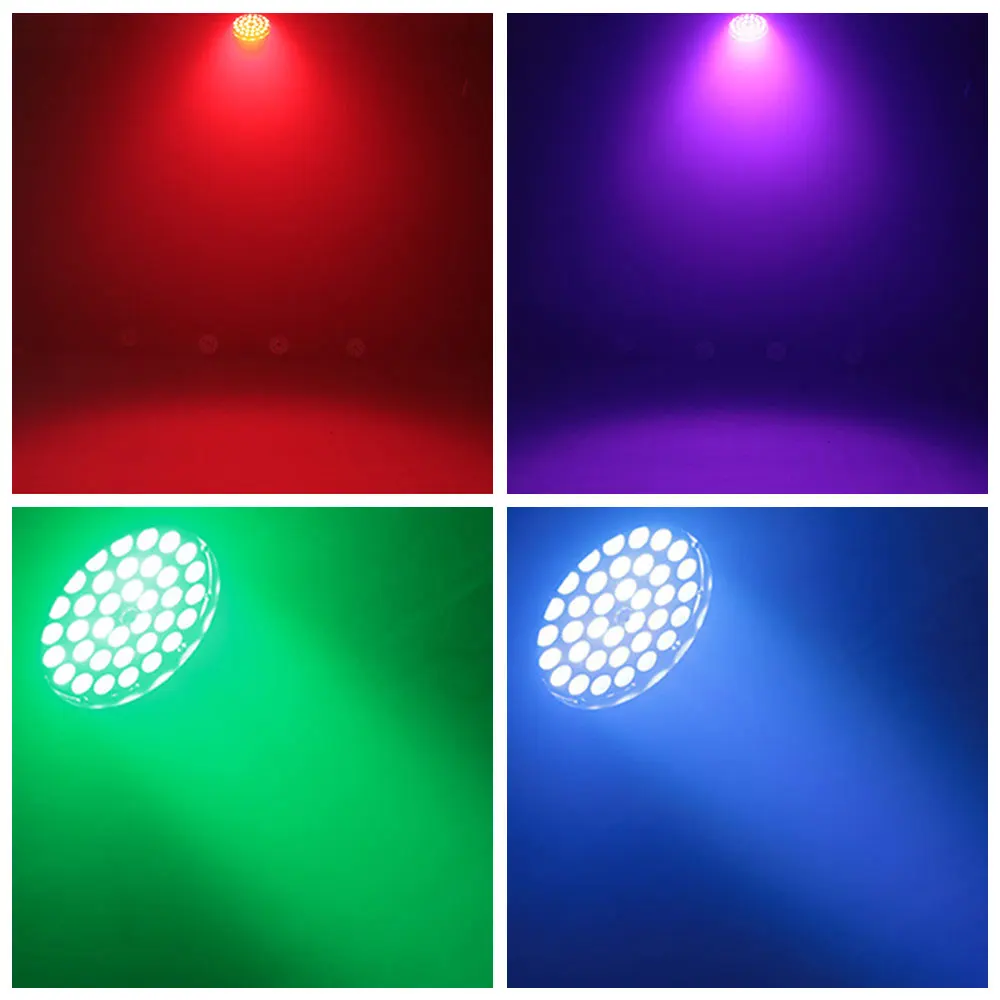 36x18W Zoom Wash Moving Head Lighting 6in1 RGBWAUV With DMX 512 Control Professional Stage DJ Lights For Disco Nightclub Wedding