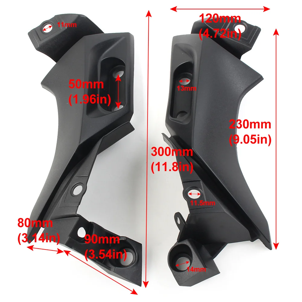 Motorcycle Side Frame Mid Cover Panel Fairing Cowl For Yamaha YZF R1 2004 2005 2006 Left+Right 2Pcs