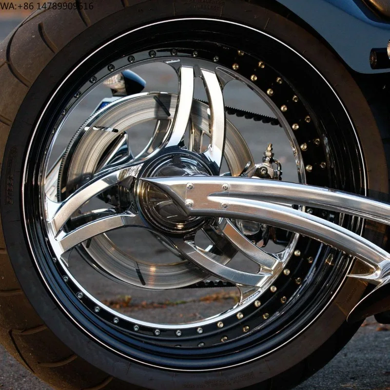 Full-Size Range High-End Custom Motorcycle Wheels21x5.5 Inch Motorcycle Rim Forged Wheel For Harley Touring 09-Later Street Glid