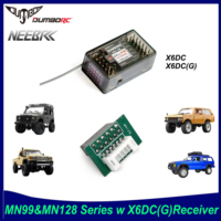 DUMBORC X6DC X6DCG Receiver w NEEBRC RC Car Lamp Light Set Adapter Plug for MN99S MN82 MN78 MN98 MN168 MN128 Upgrade Parts