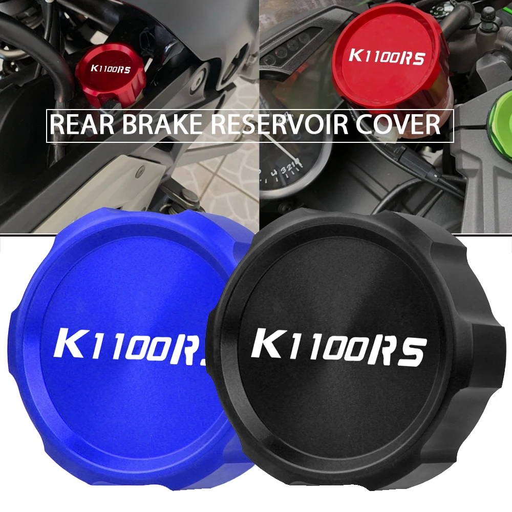 Rear Brake Fluid Reservoir Caps For BMW K1100RS K1100 RS K1100LT K 1100 LT RS Motorcycle Accessories CNC Aluminum Cylinder Cover