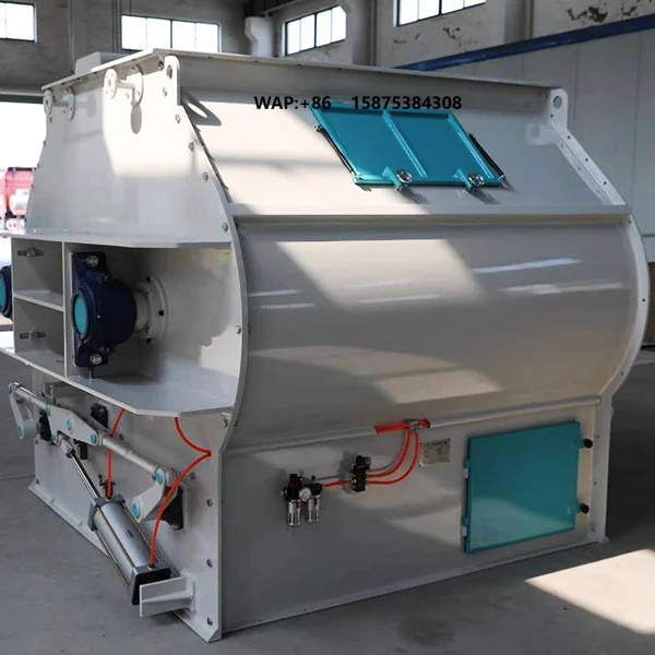 Multifunctional Feed Mixer Fertilizer Pig Feed Mixer 500kg/batch Farm Poultry Feed Machine