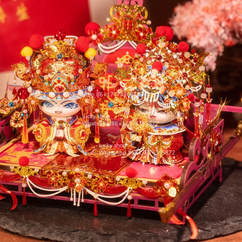 

Meow Three-dimensional Puzzle Metal Assembly Model Handmade Ornament for Girlfriend Wedding Gift