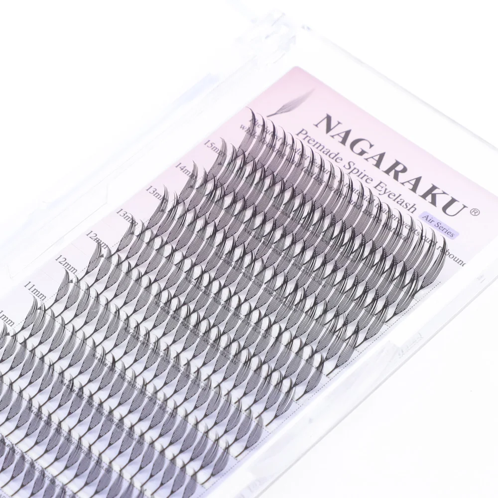 NAGARAKU 30 Packungen Vorgefertigte Spire Flying Spire Wimpernverlängerungen Anime-Effekt Weiche Comic-Wimpern – Detail 9