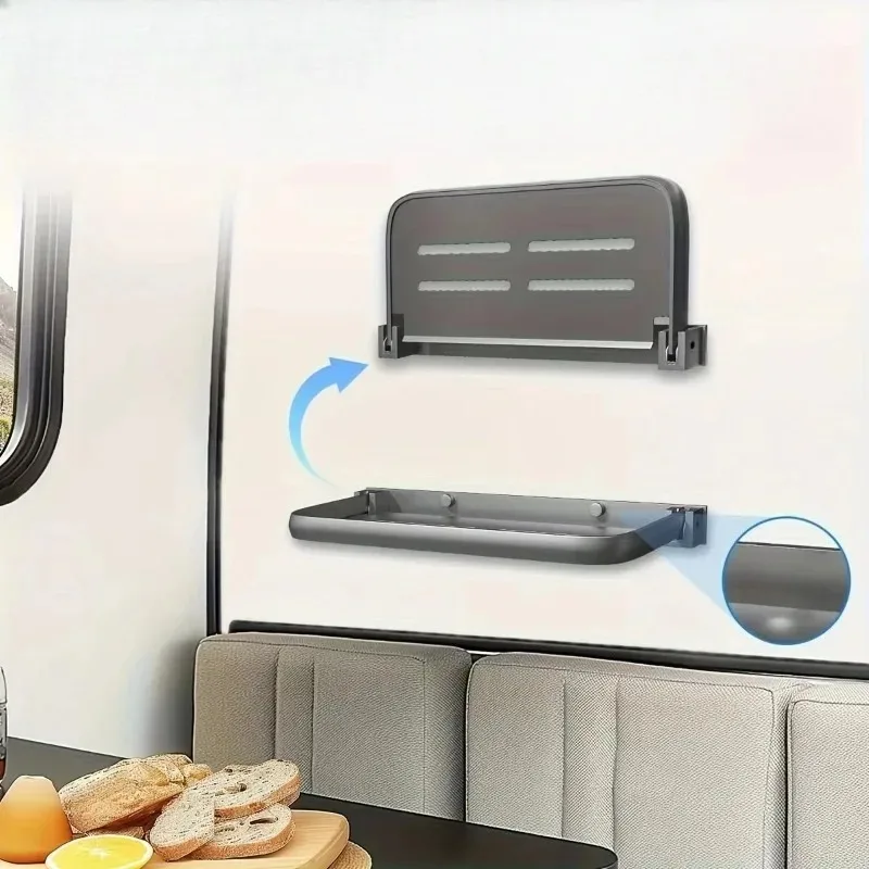 

For Wall Storage In RVs And Campers And For Saving Space In RVs RV Drop-down Aluminum Foldable Shelves Are Used New 1PCS